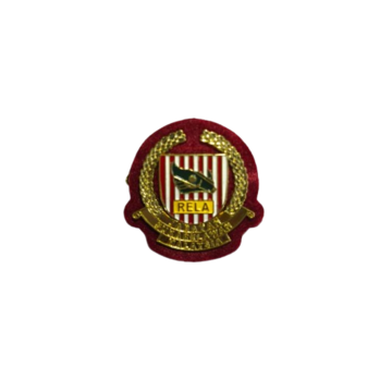 RELA CAP BADGE METAL BACKING MAROON